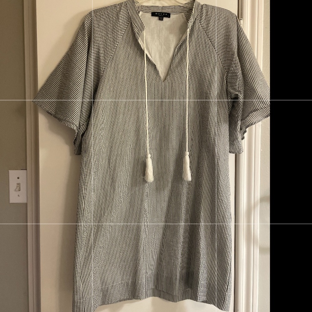Maven West seersucker dress sz S